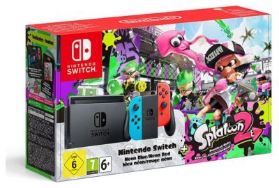 Nintendo Switch Console with Splatoon 2. Nintendo Switch Console with Splatoon 2.